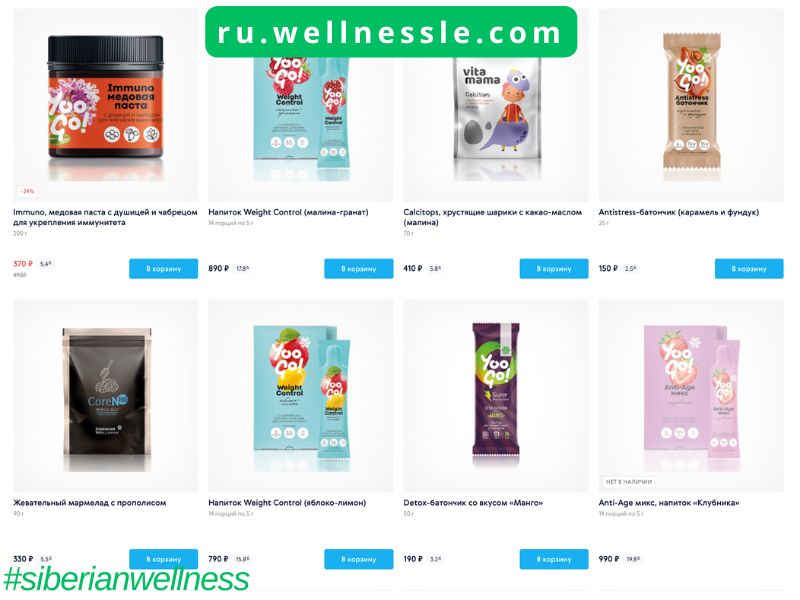 Siberian Wellness Питание